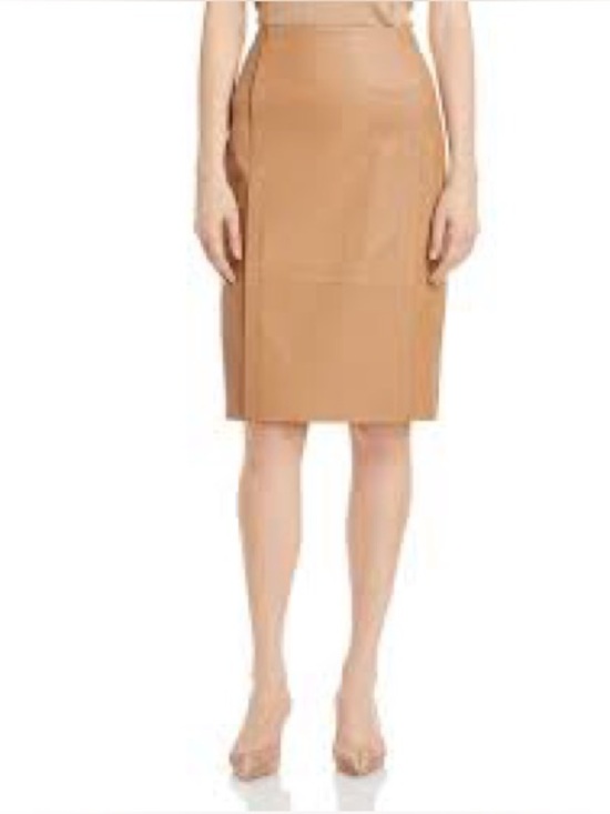 Hugo Boss Dresses & Skirts - Hugo Boss "Selrita" Lamb Leather Pencil Skirt 12